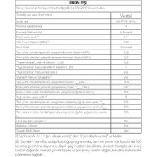 Vestel  KM 97201 GI Pro  9 kg Kurutma Makinesi