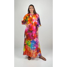 SOCRATES DEMETER  Düğmeli Yuvarlak  Yaka  Uzun Kollu  Uzun  Viskon  Elbise