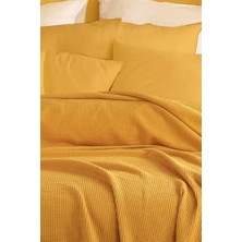 Ecocel Pike Örtü Çift Kişilik 200 x 230 cm  Karde Hardal