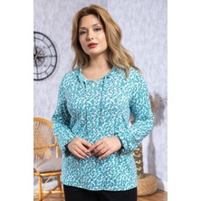 Kadın Yeni Model Yüksek Kalite Orta Yaş Anne Penye Bluz 6525