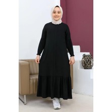 Çocuk Lale Ferace Siyah