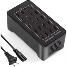 100W 20-Port USB Charger Statıon 20 Port USB Şarj Istasyonu Çoklu Şarj Aleti