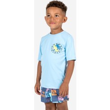 Decathlon Olaian Çocuk Uv Korumalı Tişört - Açık Mavi - 100
