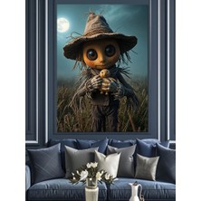 Korkuluk Çocuk Dekoratif Kanvas - Mdf Ahşap Tablo