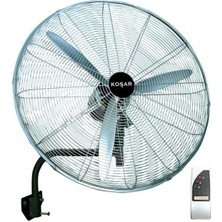 Koşar Ksv 650 Kumandalı Sanayi Duvar Tipi Endüstriyel Vantilatör 65 cm