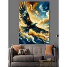 Kartalın Uçuşu Dekoratif Kanvas - Mdf Ahşap Tablo