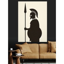Roma Askeri Silueti Dekoratif Kanvas - Mdf Ahşap Tablo