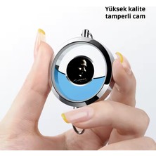 Atatürk Araç Kokusu Premium Çelik Araba Kokusu Kavun Koku 5ml Araç Koku Kolye