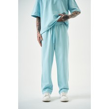 Erkek Basic Baggy Eşofman Altı Bebe Mavi