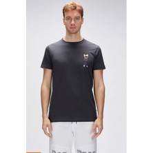 Bad Bear Hyper Antrasit Erkek Baskılı Tişört