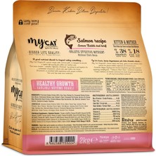 Mycat Orıgınal Az Tahıllı Somon Balıklı Yavru ve Anne Kedi Maması 2kg