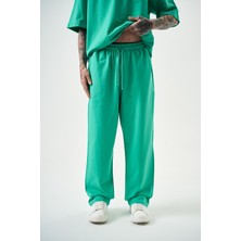 Respire Erkek Basic Baggy Eşofman Altı Su Yeşili