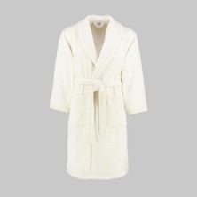 Sarev Soho Ekru %100 Pamuk Large Beden Bornoz