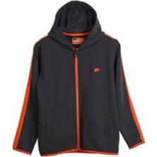 Bad Bear Darrel Full-Zip Asfalt Çocuk Kapüşonlu Sweatshirt