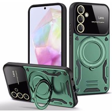 Samsung Galaxy S25 Plus Kamera Korumalı Lensli Magesafe Standlı Azn-Joylens