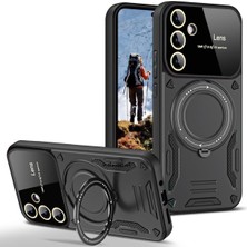 Samsung Galaxy S24 Fe Kamera Korumalı Lensli Magesafe Standlı Azn-Joylens