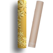 Buzdolabı ve Bulaşık Makinesi Kapak Kendinden Yapışkanlı Folyo Kaplama Çiçekler