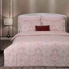 Sarev Playa Pembe Çift Kişilik %100 Pamuk Saten "300 Tc" Nevresim Takımı