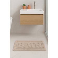Bath Antibakteriyel Banyo Paspası 80 x 50 | Kaymaz Tabanlı, Yıkanabilir, Tüylenme Yapmaz