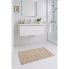 Bath Antibakteriyel Banyo Paspası 80 x 50 | Kaymaz Tabanlı, Yıkanabilir, Tüylenme Yapmaz