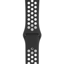 Apple Watch Series 9 41 mm Fileli Kordon Siyah-Beyaz