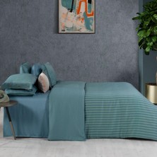 Sarev Lodi Çift Kişilik %100 Tencel Nevresim Takımı Yeşil