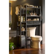 Klozet Çamaşır Makinası Kurutma Makinası Üstü Raf Organizer Banyo Düzenleyici