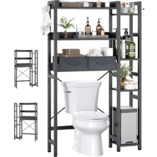 Klozet Çamaşır Makinası Kurutma Makinası Üstü Raf Organizer Banyo Düzenleyici