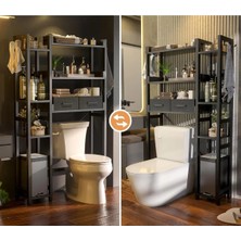 Klozet Çamaşır Makinası Kurutma Makinası Üstü Raf Organizer Banyo Düzenleyici