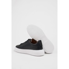 Özel Tasarım Havuz Taban Deri Sneakers Ayakkabı