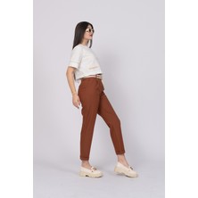 Çift Kemer Detaylı, Duble Paça, Çift Cepli Basic Trend Pantolon 30223