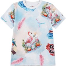 Nike Jordan Jdb Jordan Flamıngo Aop Ss Tee Erkek Çocuk Tişört