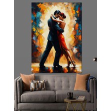 Dans Aşkı Dekoratif Kanvas - Mdf Ahşap Tablo