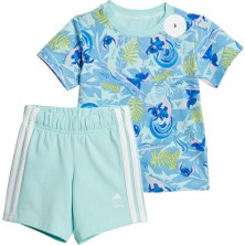 adidas Bebek  Turkuaz  Eşofman I DY LS T SET Turkuaz JD0379