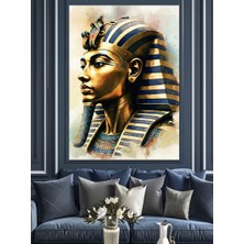 Kraliçe Firavunun Zarafeti Dekoratif Kanvas - Mdf Ahşap Tablo