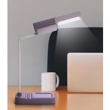 USB LED Lamba Masa Üstü Hediyelik 2 In 1 Telefon Tutucu White Çok Fonksiyonlu 1 Adet