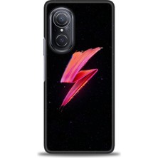 gmotp Huawei Nova 9 Se Kılıf Hd Baskılı - Pembe Şimşek