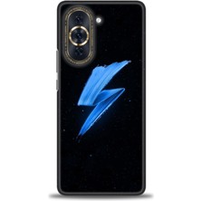 gmotp Huawei Nova 10 Kılıf Hd Baskılı - Mavi Şimşek