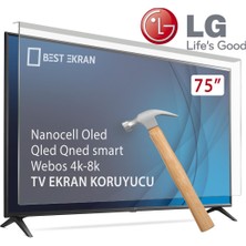Best Ekran Lg 75UP80006LA Tv Ekran Koruyucu - Lg 75" Inç  Qned Tv Koruyucu