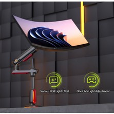 North Bayou NB L70 (2025 Yeni Model) Gaming RGB Monitör Standı (17-60 İnç)-(2-20 Kilo)