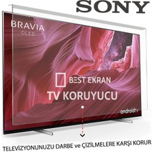 Best Ekran Sony 75" Inç 189 Ekran QLED Bravia OLED Kırılmaz Tv Ekran Koruyucu