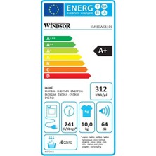 Windsor KM 10WS1101 10 kg Isı Pompalı Kurutma Makinesi