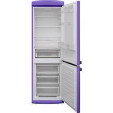 Regal St 37022 Mor 340 Lt Çift Kapılı Buzdolabı