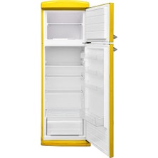 Vestel Retro SC32011 Sarı Statik Buzdolabı