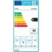 Vestel AD-93320 S Ankastre Davlumbaz