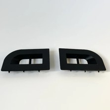Renault Megane 2 (2004-2009) Ön Cam Havalandırma Izgarası Sağ ve Sol Takım 2 Adet Siyah