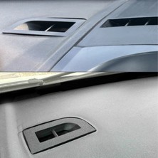 Renault Megane 2 (2004-2009) Ön Cam Havalandırma Izgarası Sağ ve Sol Takım 2 Adet Siyah