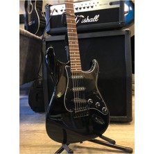 Strat Kasa Siyah Elektro Gitar Sss ( Kılıf, Pena, Askı, Kablo Hediye )
