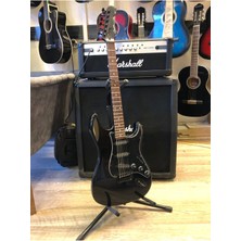 Strat Kasa Siyah Elektro Gitar Sss ( Kılıf, Pena, Askı, Kablo Hediye )
