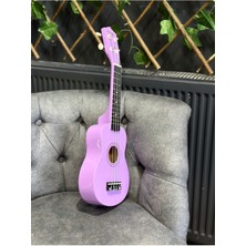 54 cm Soprano Lila Ukulele (Kılıf ve Pena Dahil)
